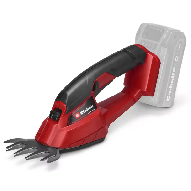 Einhell 3410370 GC-CG 18 Li-Solo Akku Strauchschere, Grasschere
