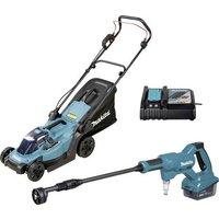 Makita DLX2583T Werkzeugset Akku-Rasenmäher, Akku-Hochdruckreiniger